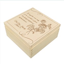 Elegancka herbaciarka z grawerem - podziękowanie na dzień nauczyciela.