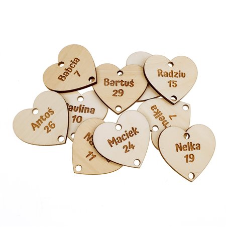 Urodziny mojej rodziny - kalendarz z grawerem.