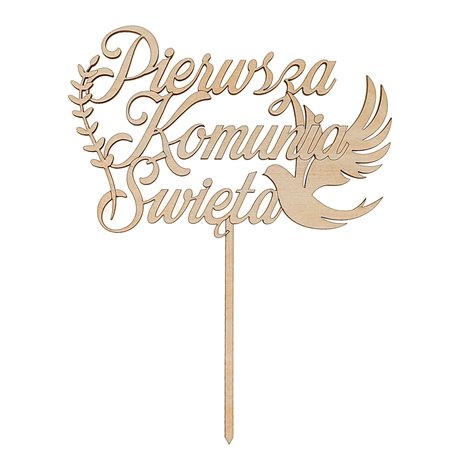 Topper na tort bez personalizacji- na komunię świętą.