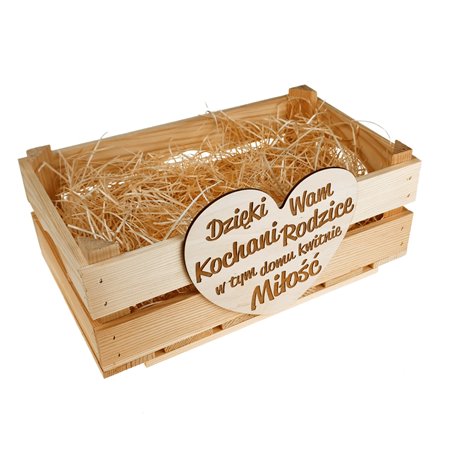 Skrzynka na kwiaty, słodycze, podziękowania dla mamy, dla rodziców.