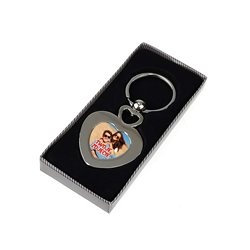 Elegancki ciężki, metalowy brelok ze zdjęciem - idealny na prezent z okazji dnia matki, babci.