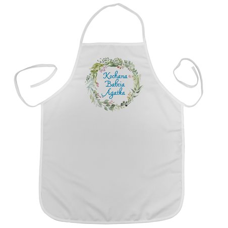 Fartuszek specjalnie na dzień babci - Kochana Babcia Agatka - zmień imię.