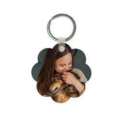 Brelok kwiatek ze zdjęciem Klienta jednostronny. 2