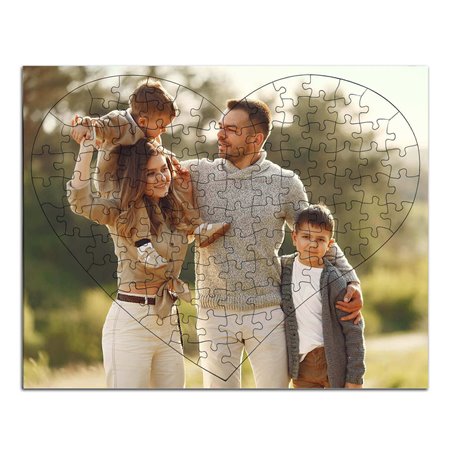 Foto puzzle serce ze zdjęciem A3 format (112 el.).