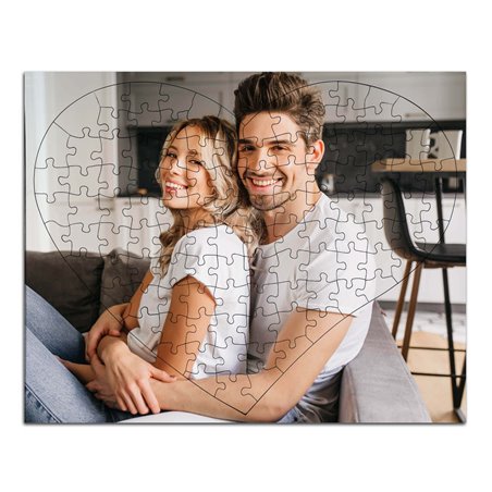 Foto puzzle serce ze zdjęciem A3 format (112 el.).