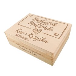 Elegancki niezbędnik małżeński na ślub, rocznicę - wzór 7.