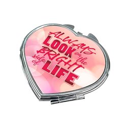 Lusterko "Always look on the bright side of life" - różne kształty. 2