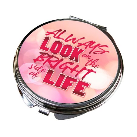 Lusterko "Always look on the bright side of life" - różne kształty.