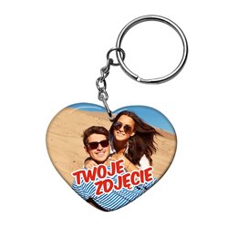 Brelok plastikowy dwustronny z 2 zdjęciami Klienta. 2