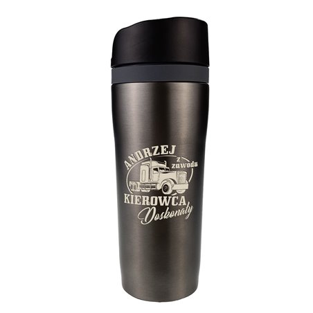 Kubek termiczny dla kierowcy tira - zmień imię.