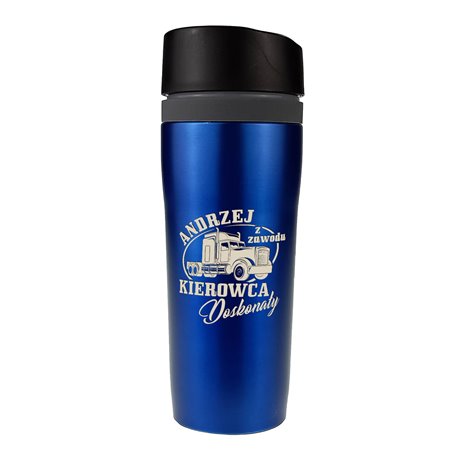 Kubek termiczny dla kierowcy tira - zmień imię.