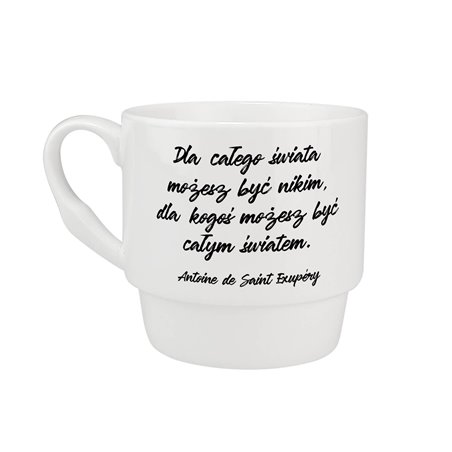 Kubek 300 ml specjalnie dla niej - Dzień dobry Piękna - cytat.