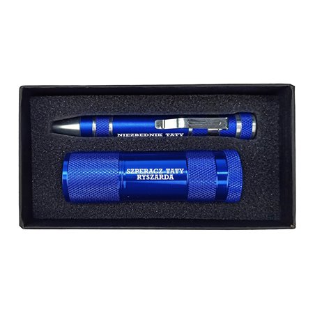 Personalizowany zestaw narzędzi, latarka LED, śrubokręt wielofunkcyjny.