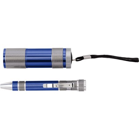 Personalizowany zestaw narzędzi, latarka LED, śrubokręt wielofunkcyjny.