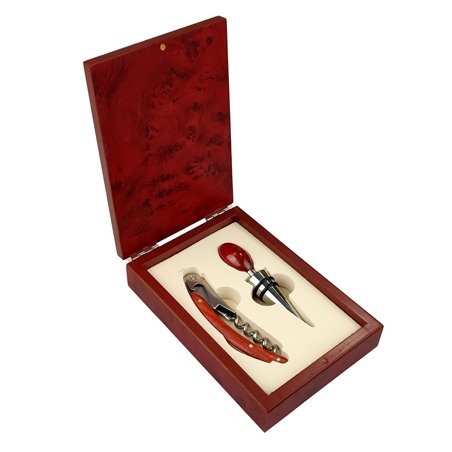 Zestaw do wina z grawerem - Szczęścia nie kupisz...