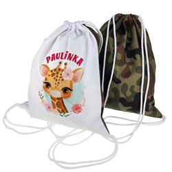 Super worko-plecak moro z imieniem - różne wzory. 2