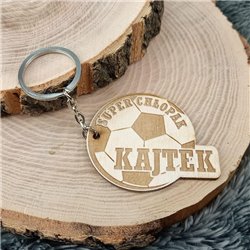 Brelok na dzień chłopaka - piłka - z imieniem. 2