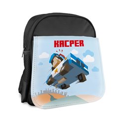 Plecak dla przedszkolaka - Minecraft policja z imieniem- różne kolory.