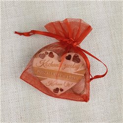 Brelok serce grawerowany - Tato! Nie szalej! Czekamy w domu. 2