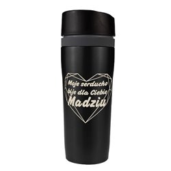 Kubek termiczny personalizowany z imieniem dla Twojej drugiej połówki.