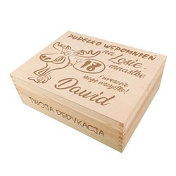 Zabawny niezbędnik 18-latka z grawerem życzeń (Łosiemnastka).