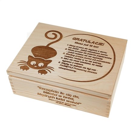 Niezbędnik 18-latka- prezent dla miłośnika kotów.