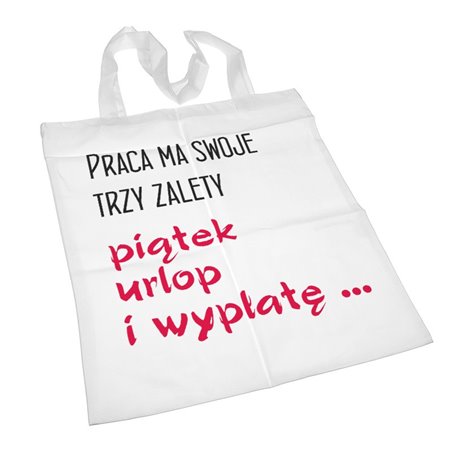 Super torba z długimi uszami - Trzy zalety pracy - idealna na zakupy, basen, siłownię lub inną wyprawę wakacyjną.
