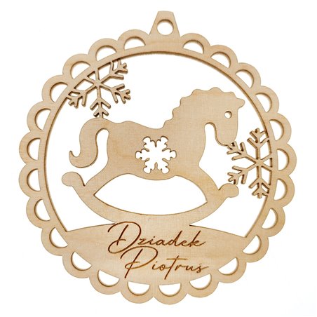 Personalizowane bombki na choinkę - różne wzory.