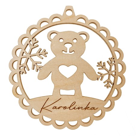 Personalizowane bombki na choinkę - różne wzory.