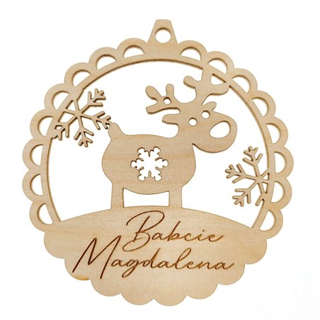 Personalizowane bombki na choinkę - różne wzory.