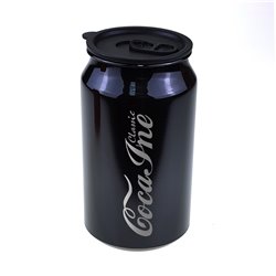 Kubek puszka z grafiką Cocaine Classic- czarna.