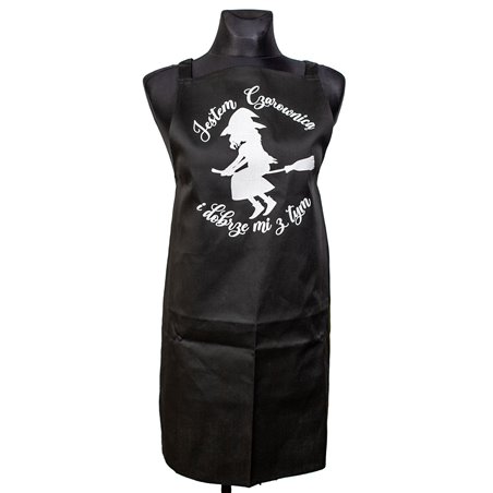 Fartuch (fartuszek) z nadrukiem "Jestem Czarownicą".