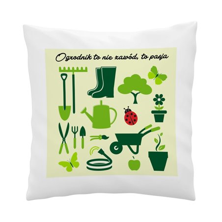 Poduszka dla ogrodnika- z personalizacją, bądź bez.