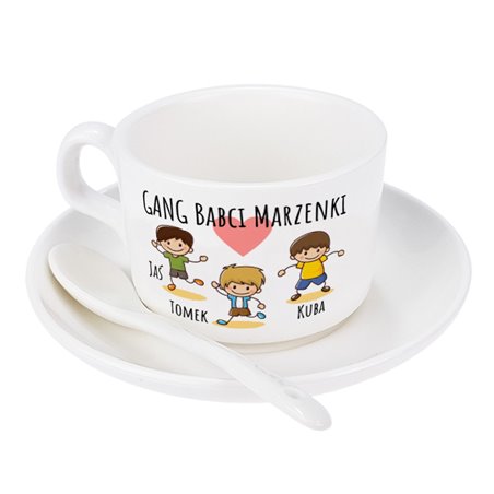 Filiżanka dla babci- Gang Babci - zmień imiona - wzór 1.