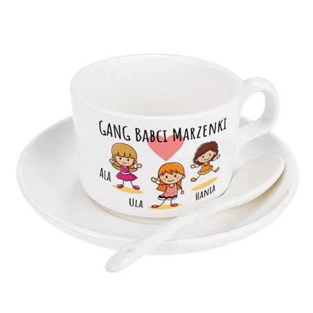 Filiżanka dla babci- Gang Babci - zmień imiona - wzór 1.