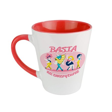 Kubek latte prezent dla kobiety z okazji przejścia na emeryturę- podaj imię.