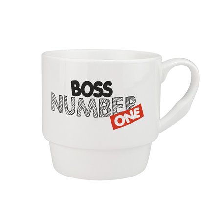 Kubek 300 ml "Boss number one"- fajny prezent dla szefa.