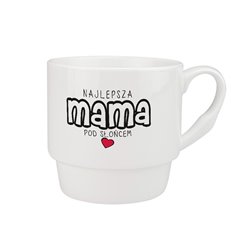 Kubek 300 ml "Najlepsza mama pod słońcem"- fajny prezent z okazji Dnia Matki.