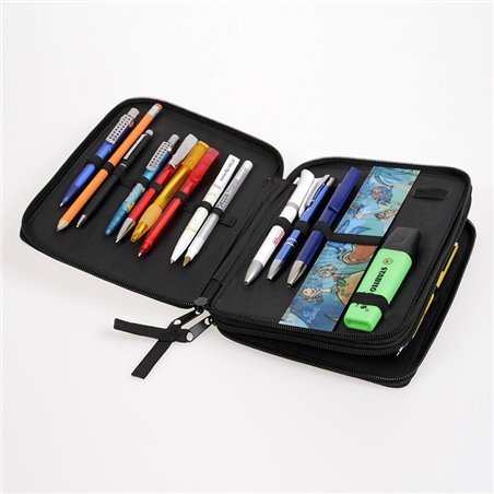 Duży piórnik dwukomorowy dla pierwszoklasisty - Syrenka - zmień imię.