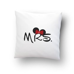 Poduszka z mikrofibry dla ukochanej "MRS."-  to idealny prezent dla bliskiej Ci osób.