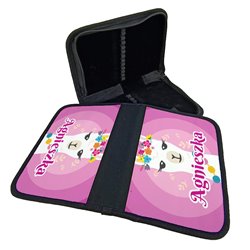 Piórnik dwustronny "Lama" oraz imieniem Twojego dziecka.