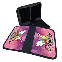 Piórnik dwustronny "Jednorożec Princess" oraz imieniem Twojego dziecka.