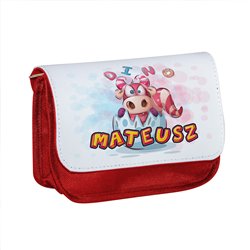 Piórnik personalizowany z imieniem dziecka z grafiką "Dinozaury"-różne wzory. 2