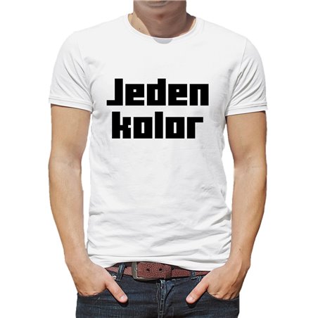 Koszulka (UNISEX) z Twoim tekstem (jeden kolor tekstu).