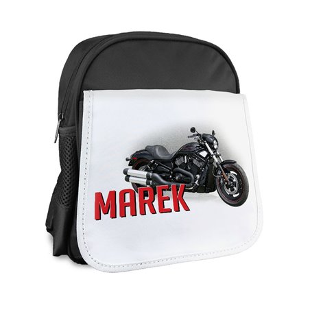 Plecak dla przedszkolaka - Harley motor z imieniem- różne kolory.