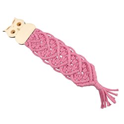 Pleciona zakładka do książki z sową- świetny prezent z okazji Dnia Nauczyciela- wybierz kolor.