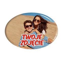 Płytka owalna z Twoim zdjęciem- foto płytka.