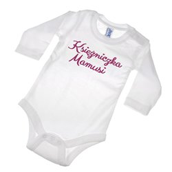 Body dla księżniczki - "Księżniczka Mamusi Księżniczka Tatusia"- krótki lub długi rękaw - wzór 1. 2