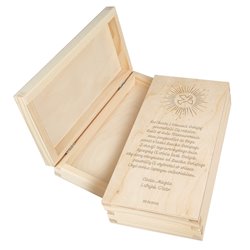 Pudełko na pieniądze na Bierzmowanie - wzór 1. 2