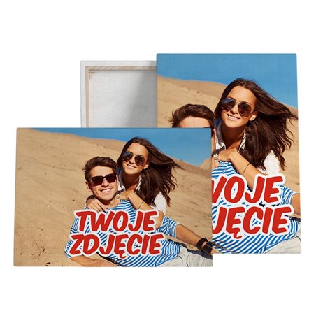 Obraz na płótnie canvas - z Twoim zdjęciem 30 x 50cm.